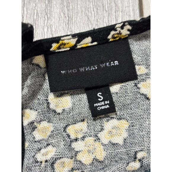 WHO WHAT WEAR floral maxi dress size S - Picture 11 of 12